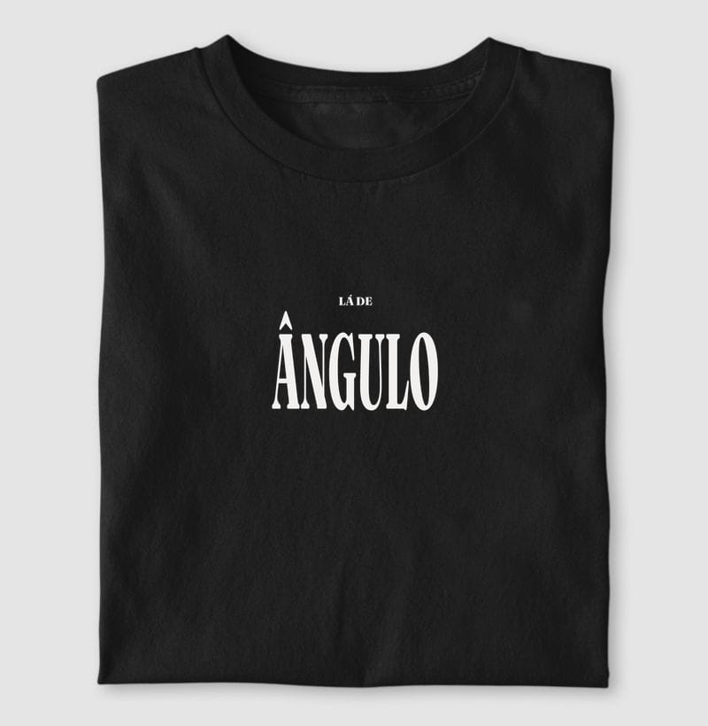 Camiseta Tipografia de Ângulo