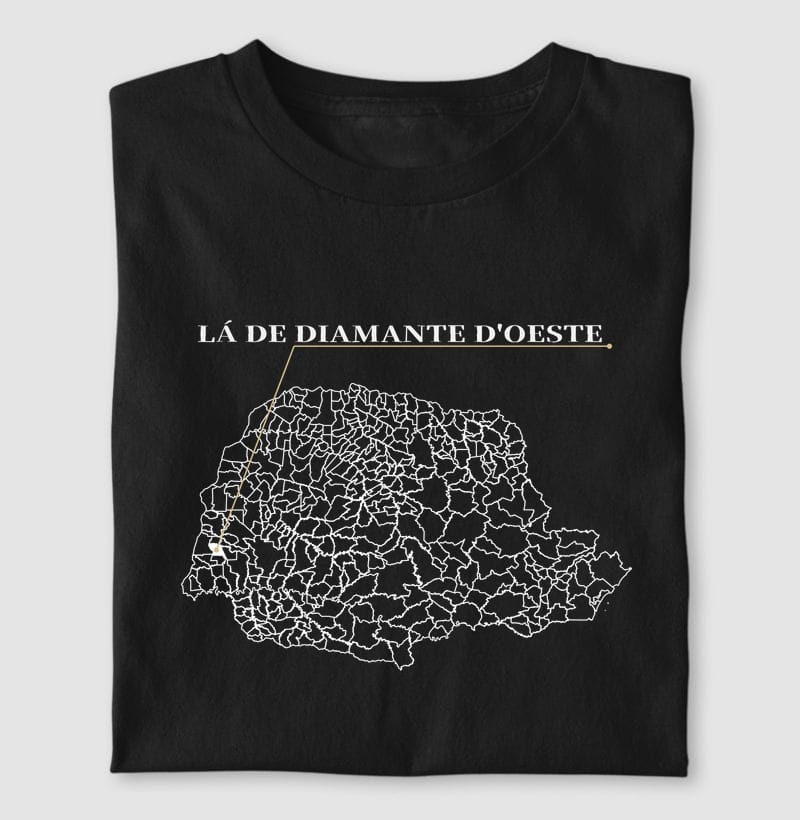 Camiseta Ponto de Origem de Diamante D'Oeste