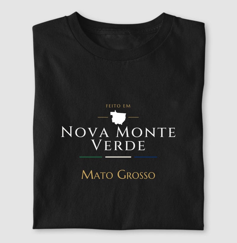 Camiseta Feito em de Nova Monte Verde