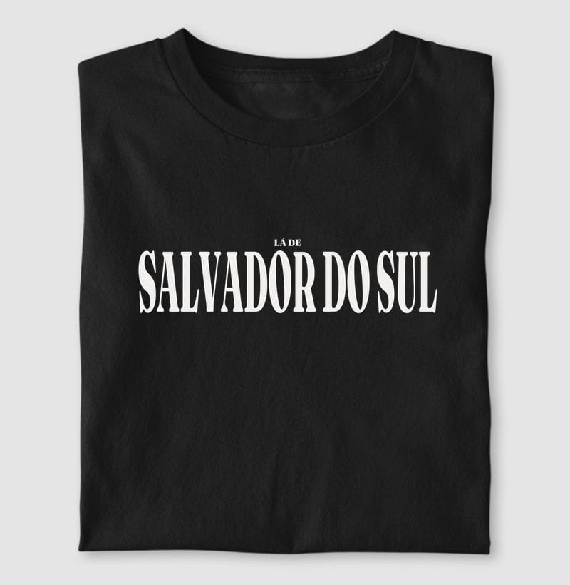 Camiseta Tipografia de Salvador do Sul