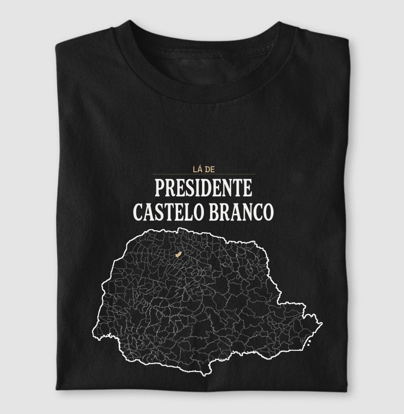 Camiseta Território de Presidente Castelo Branco