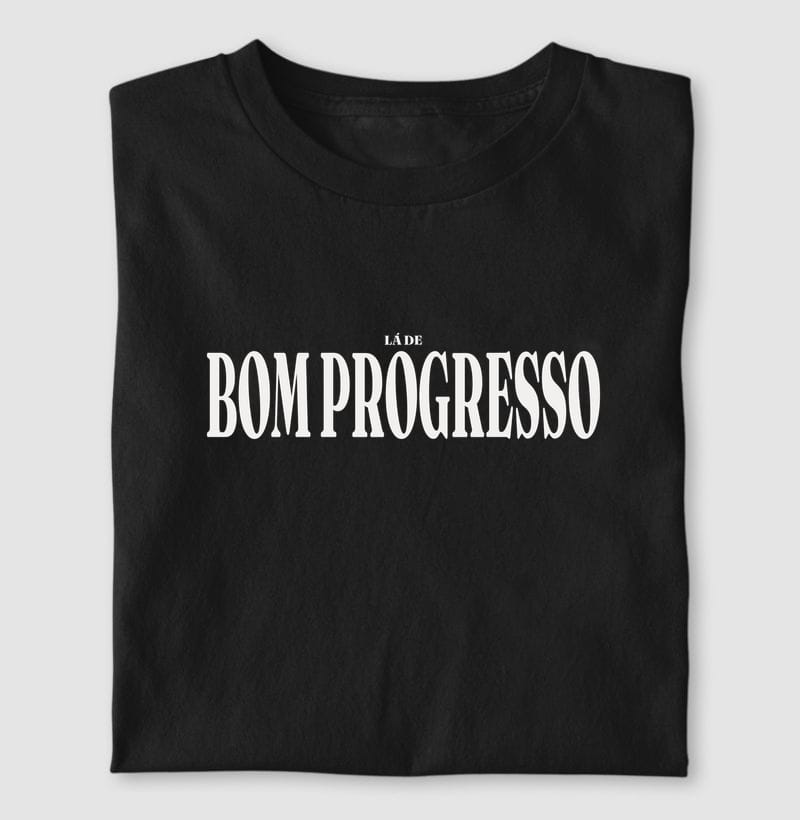 Camiseta Tipografia de Bom Progresso