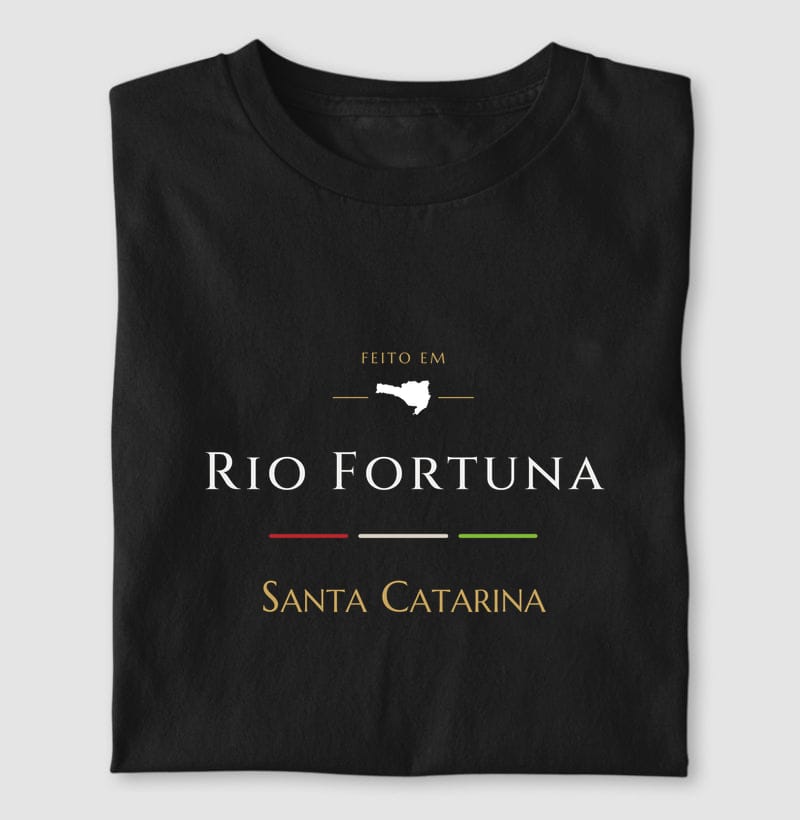 Camiseta Feito em de Rio Fortuna