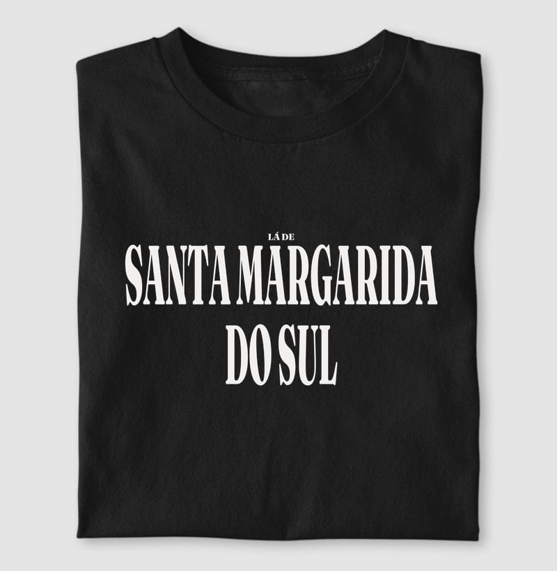 Camiseta Tipografia de Santa Margarida do Sul