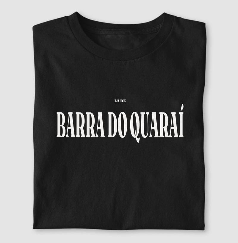 Camiseta Tipografia de Barra do Quaraí