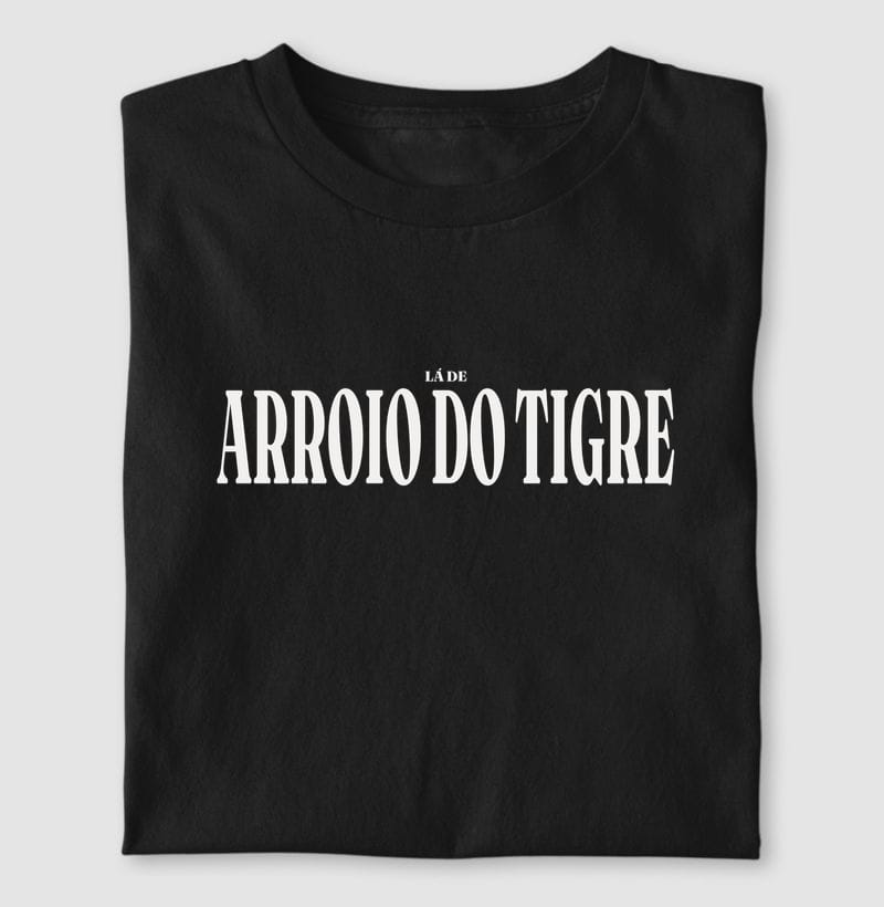 Camiseta Tipografia de Arroio do Tigre