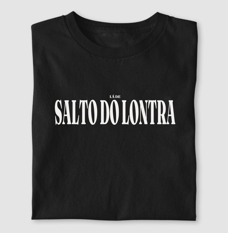 Camiseta Tipografia de Salto do Lontra