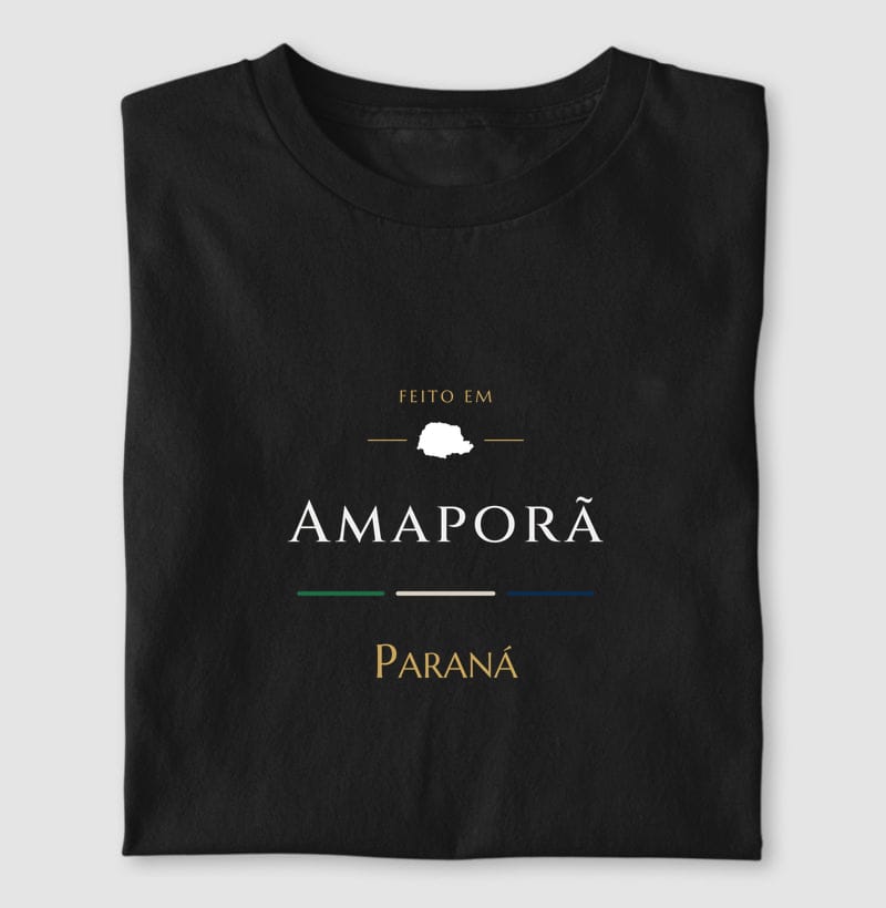 Camiseta Feito em de Amaporã