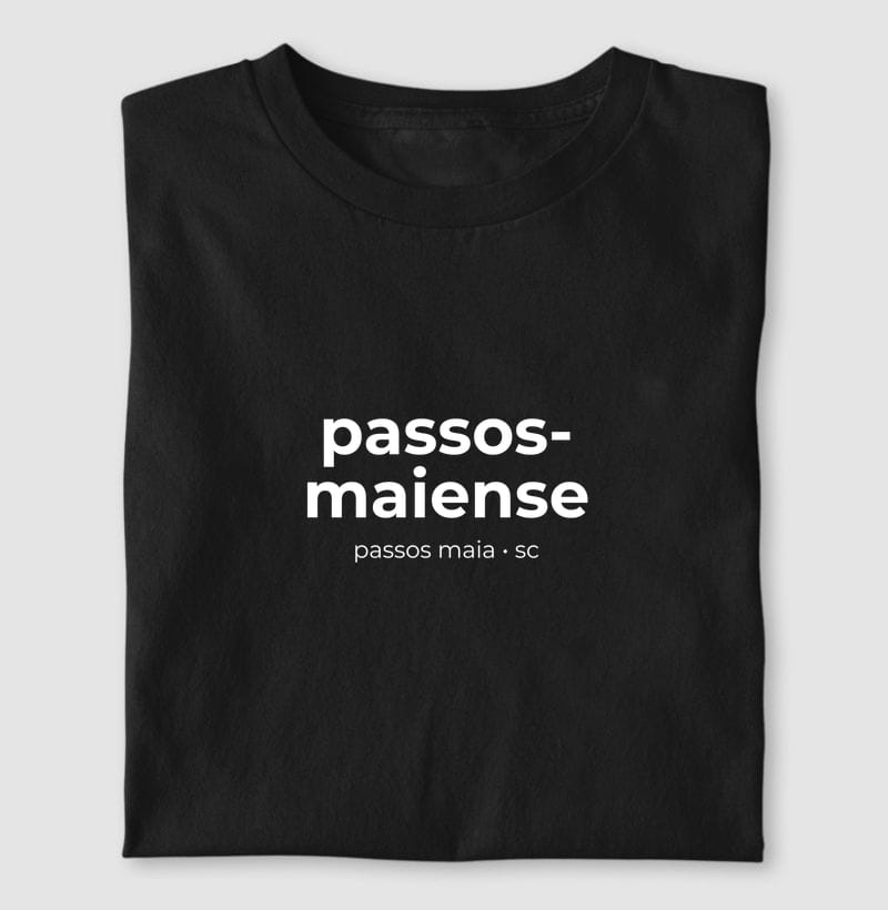 Camiseta Gentílico de Passos Maia