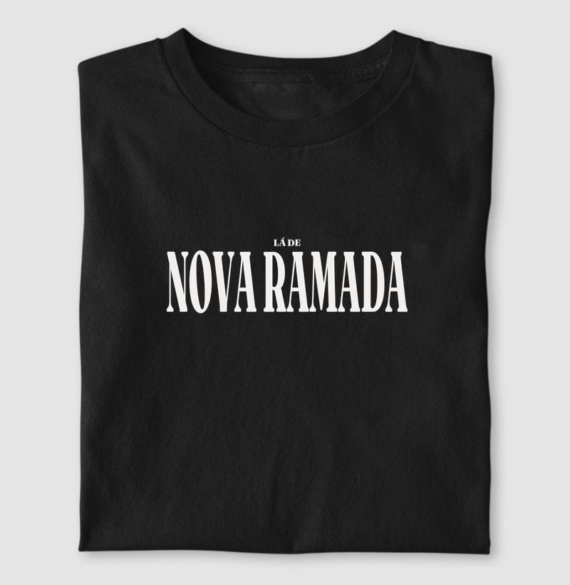 Camiseta Tipografia de Nova Ramada