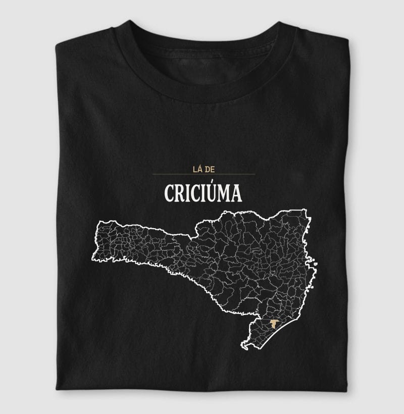 Camiseta Território de Criciúma