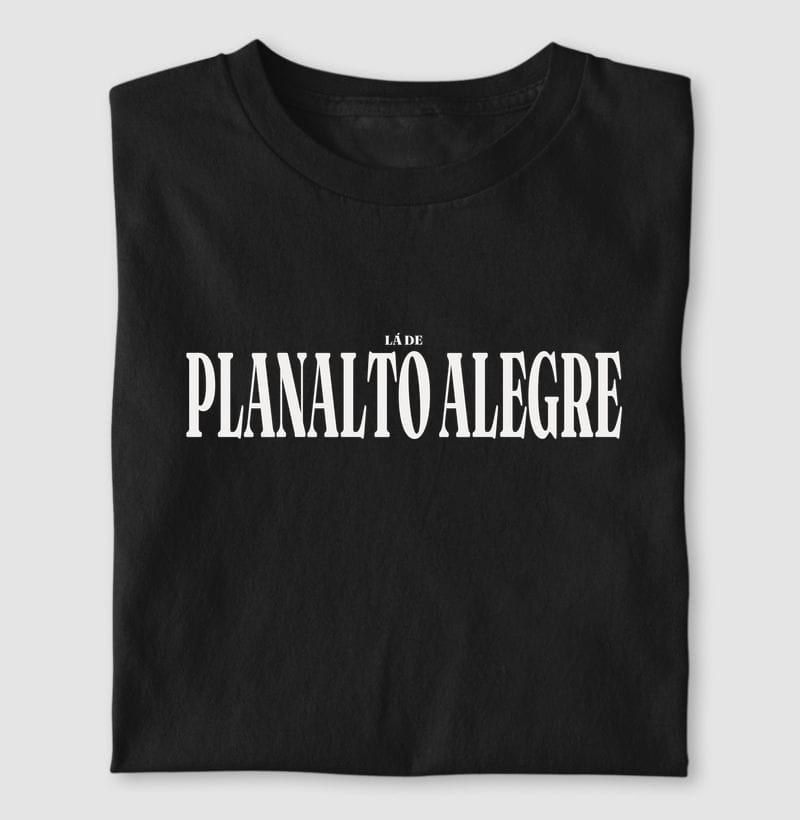 Camiseta Tipografia de Planalto Alegre