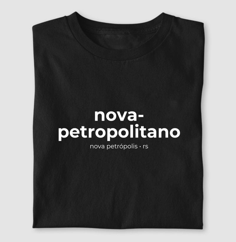 Camiseta Gentílico de Nova Petrópolis